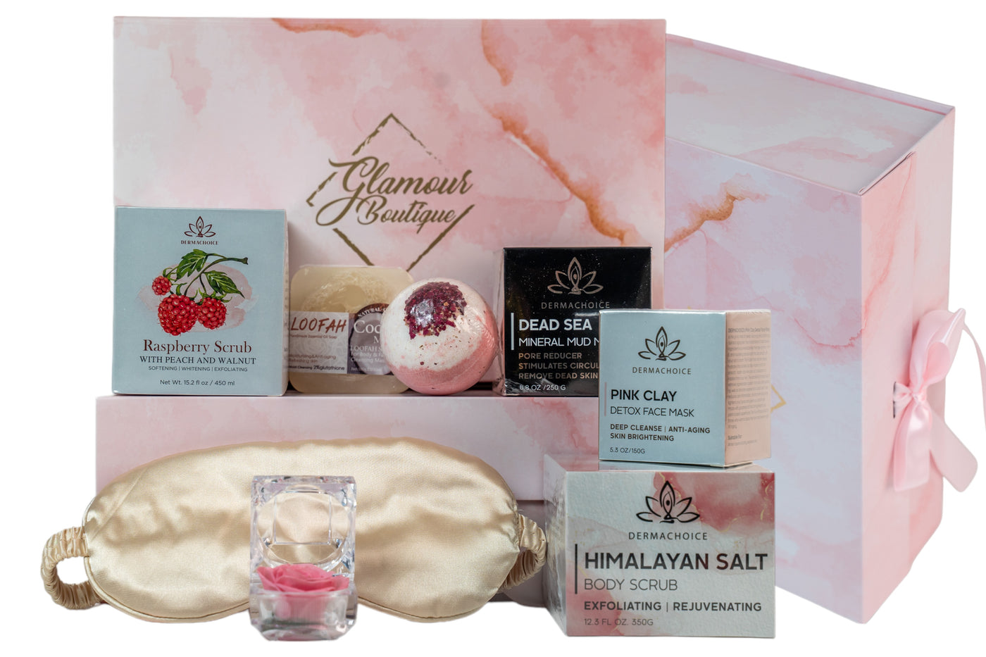 Luxury Spa Gift Set for Women - 9 Piece Pampering Package for Women