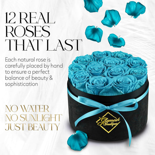 Eternal Prestige Velvet Black | 12 Tiffany Roses