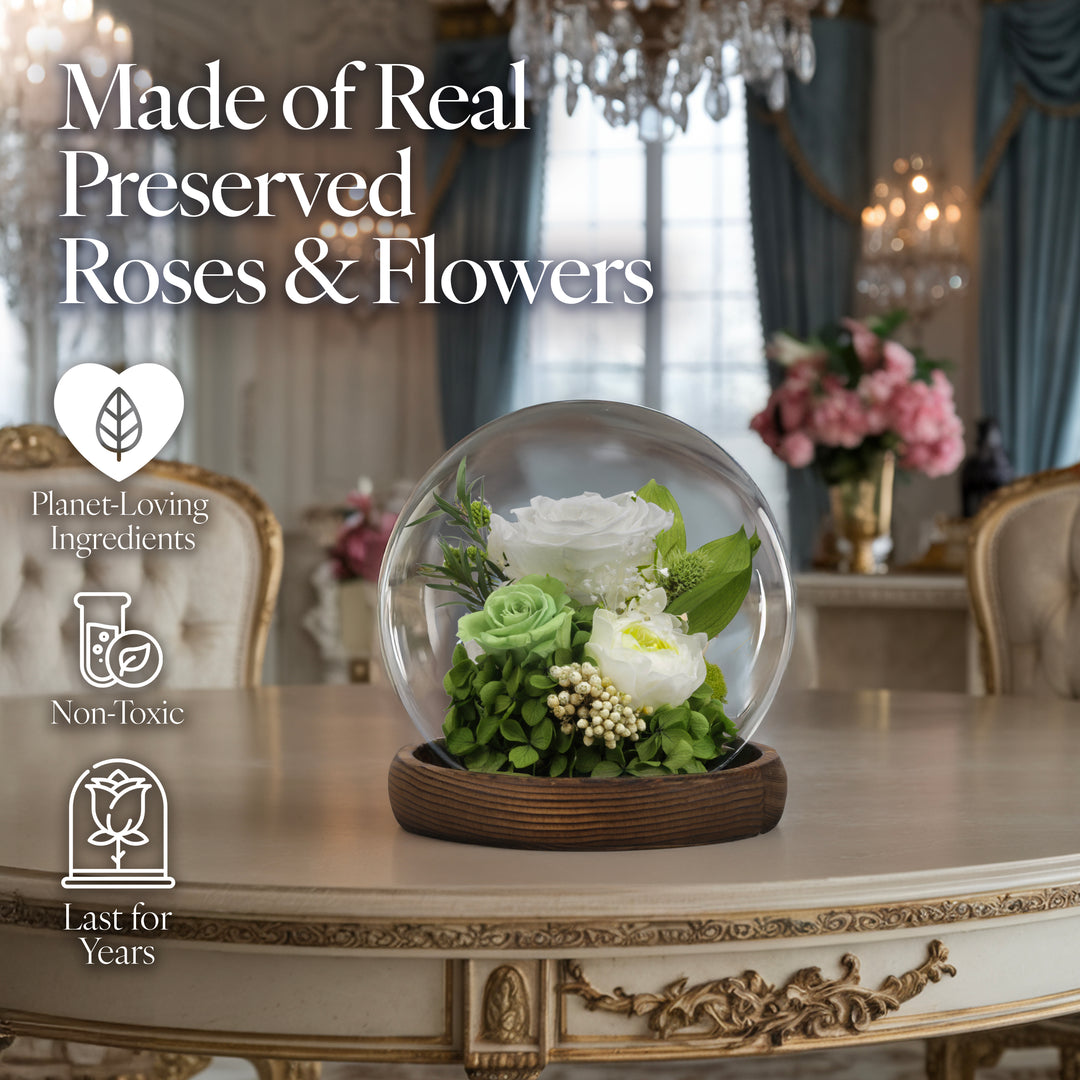 Romance Promises | Glass Dome Forever Green
