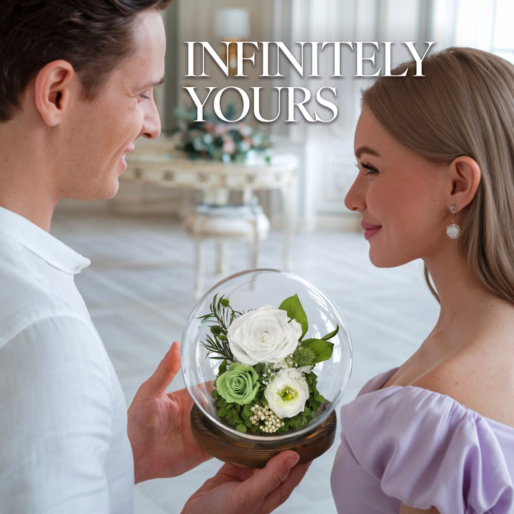 Romance Promises | Glass Dome Forever Green