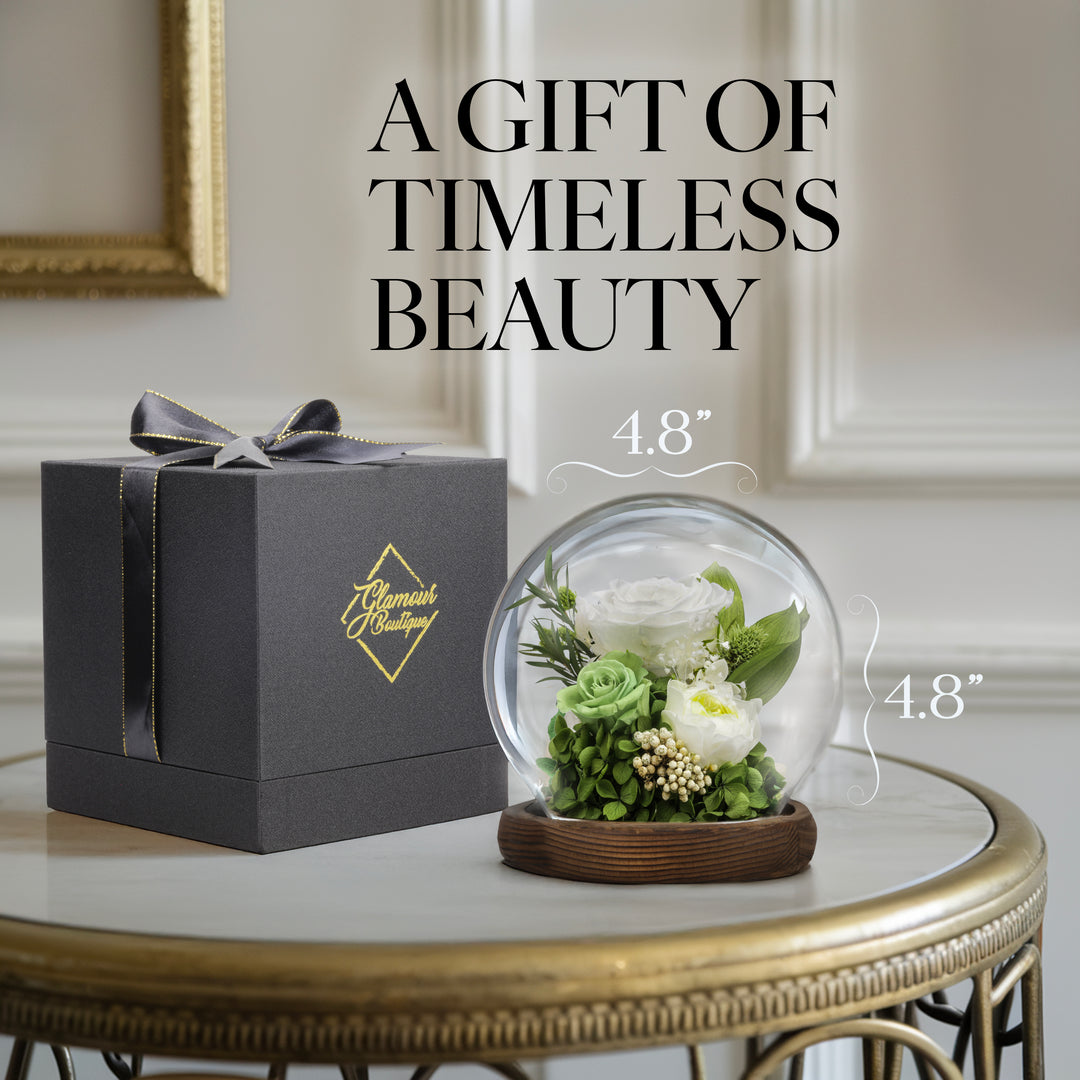 Romance Promises | Glass Dome Forever Green