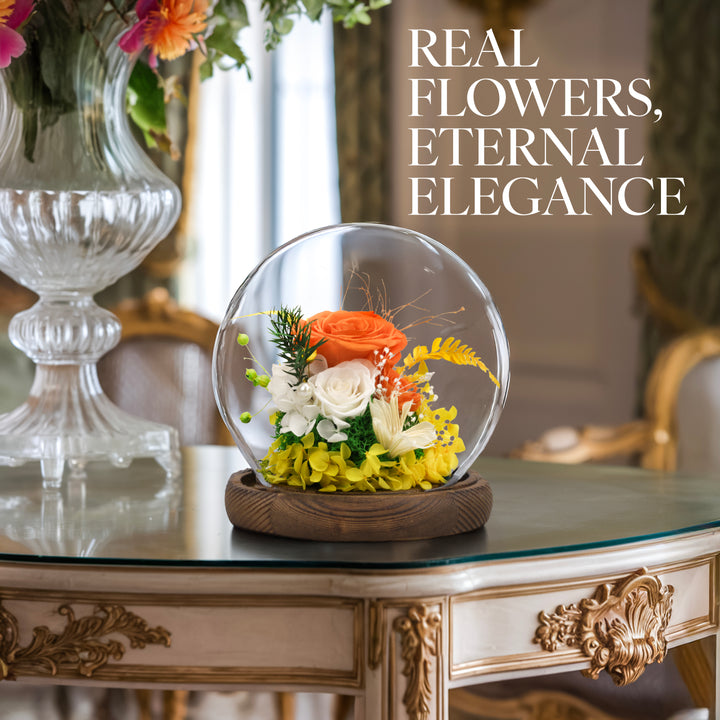 Romance Promises | Glass Dome Forever Orange