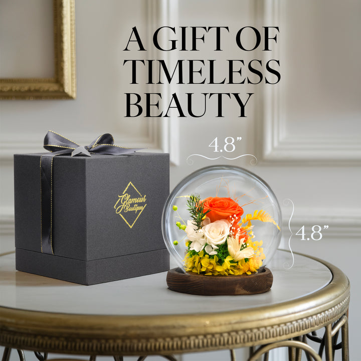 Romance Promises | Glass Dome Forever Orange