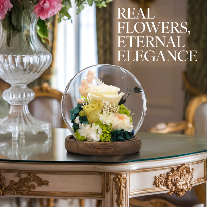 Romance Promises | Glass Dome Forever Yellow