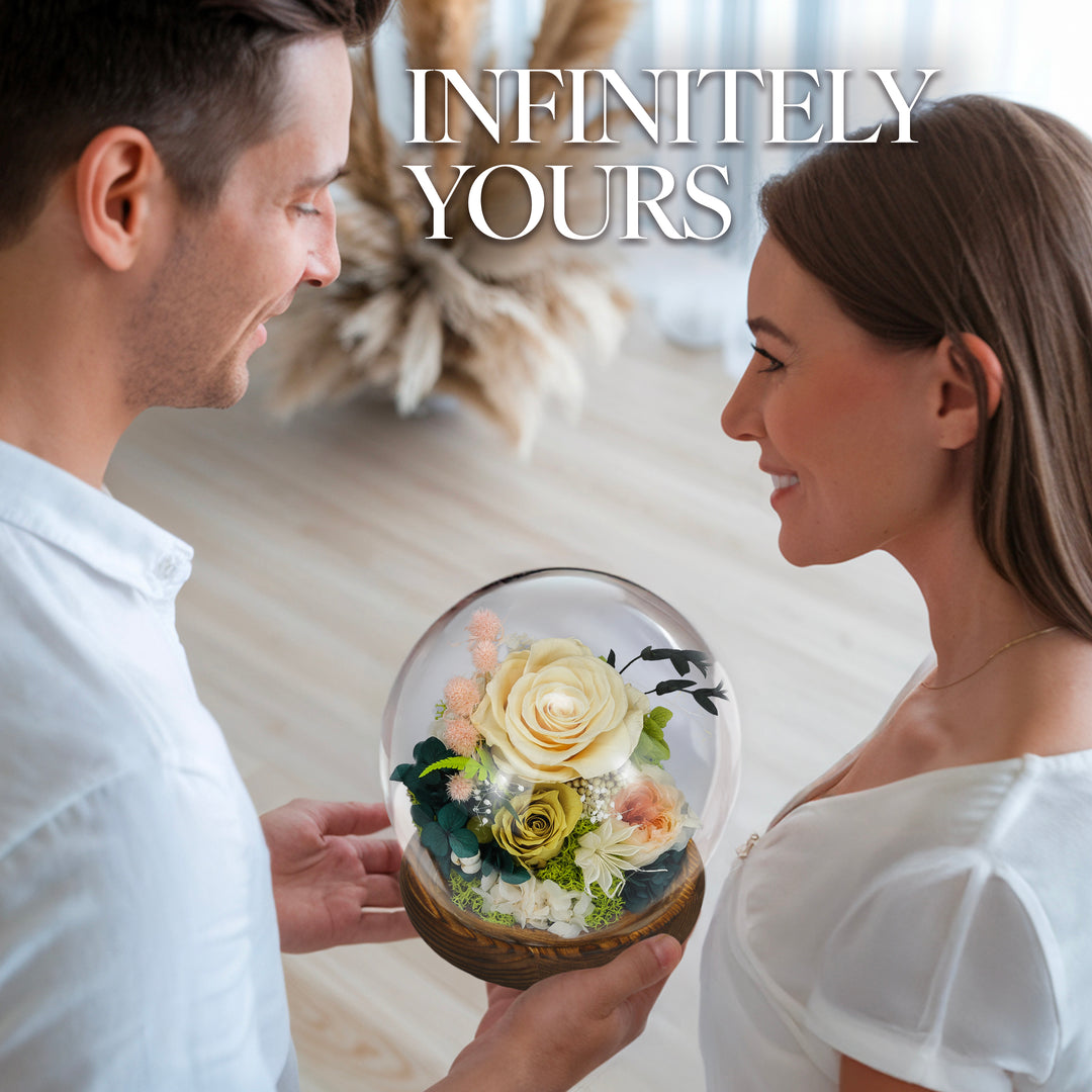 Romance Promises | Glass Dome Forever Yellow