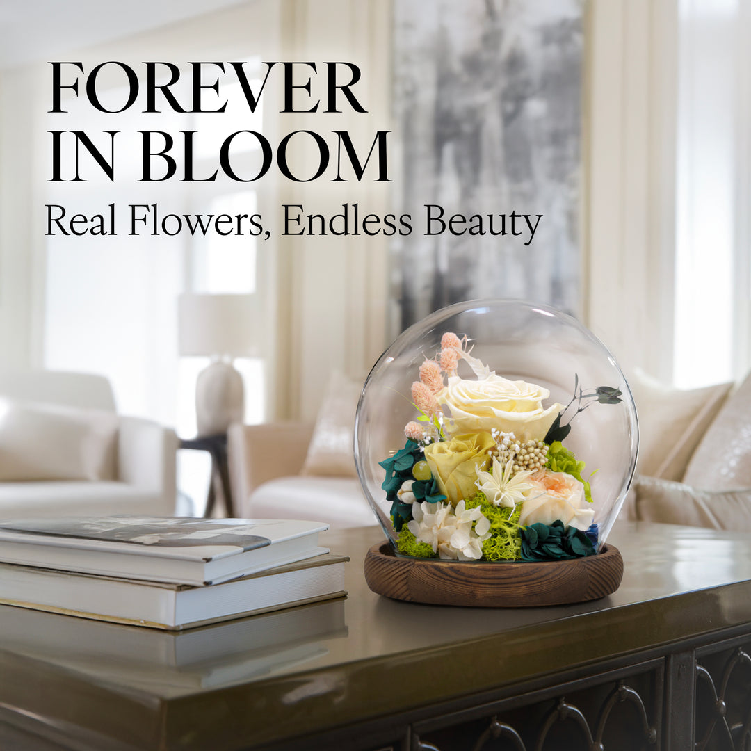 Romance Promises | Glass Dome Forever Yellow