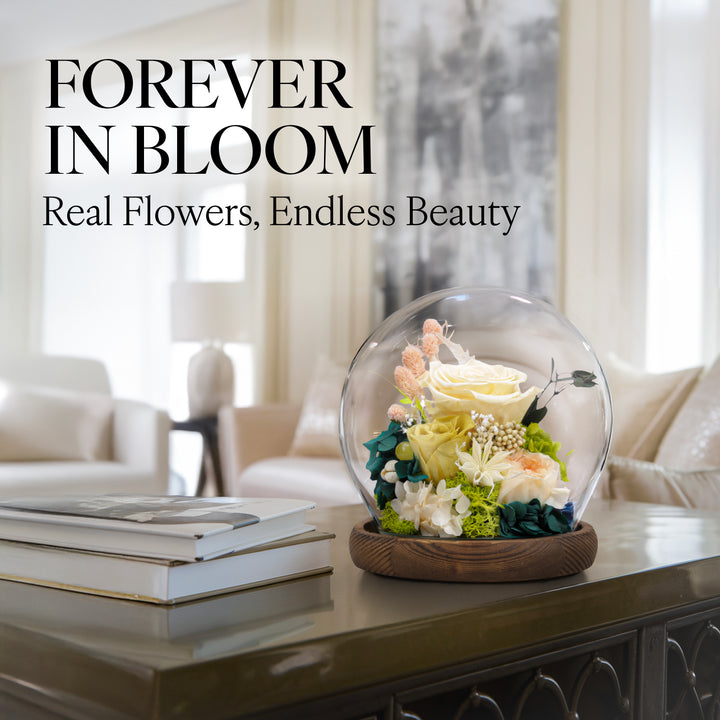 Romance Promises | Glass Dome Forever Yellow