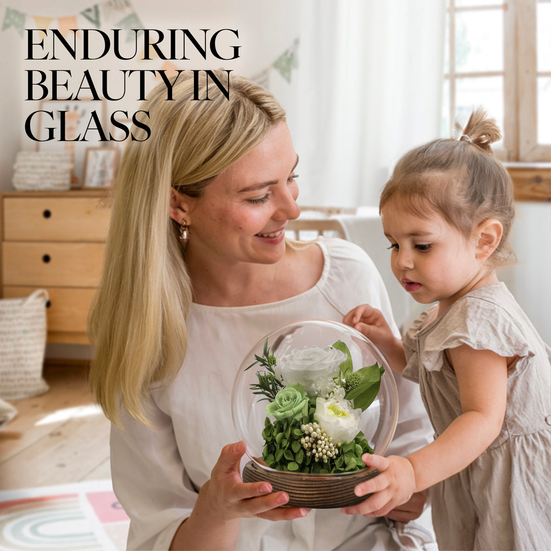 Romance Promises | Glass Dome Forever Green
