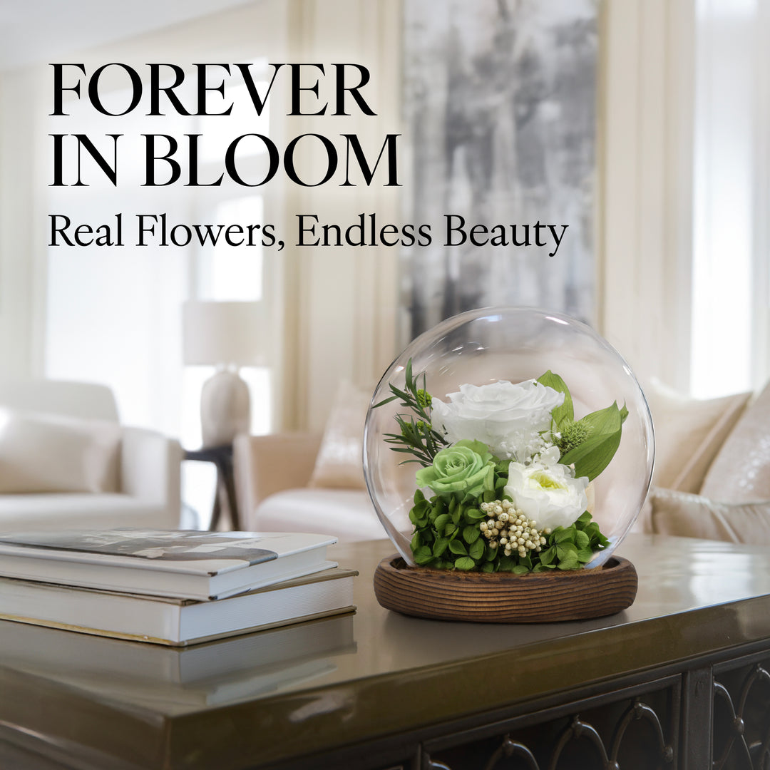 Romance Promises | Glass Dome Forever Green