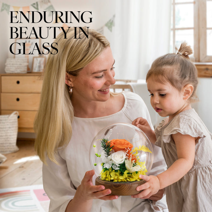 Romance Promises | Glass Dome Forever Orange