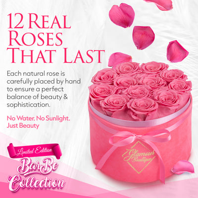 BarBe Velvet |12 Pink Roses
