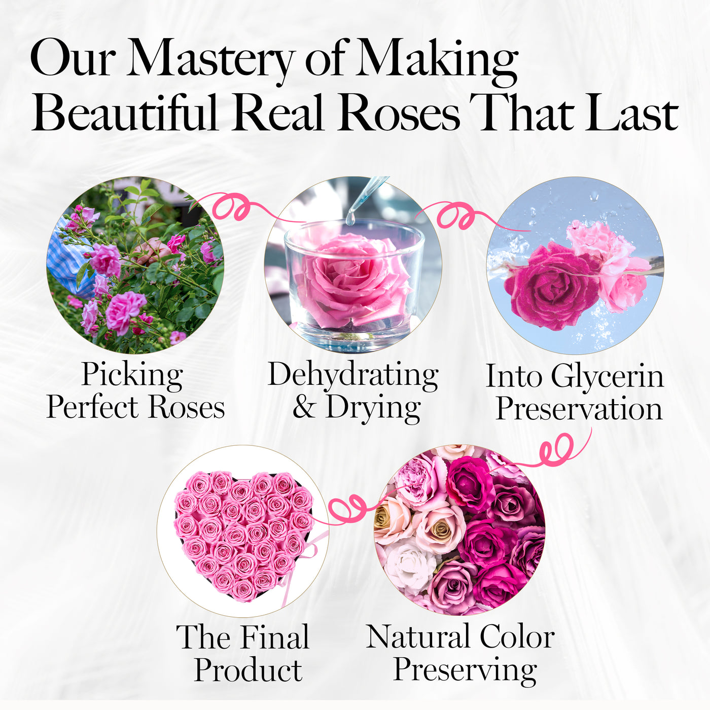 Immortal Love Heart Box | 27 Pink Roses