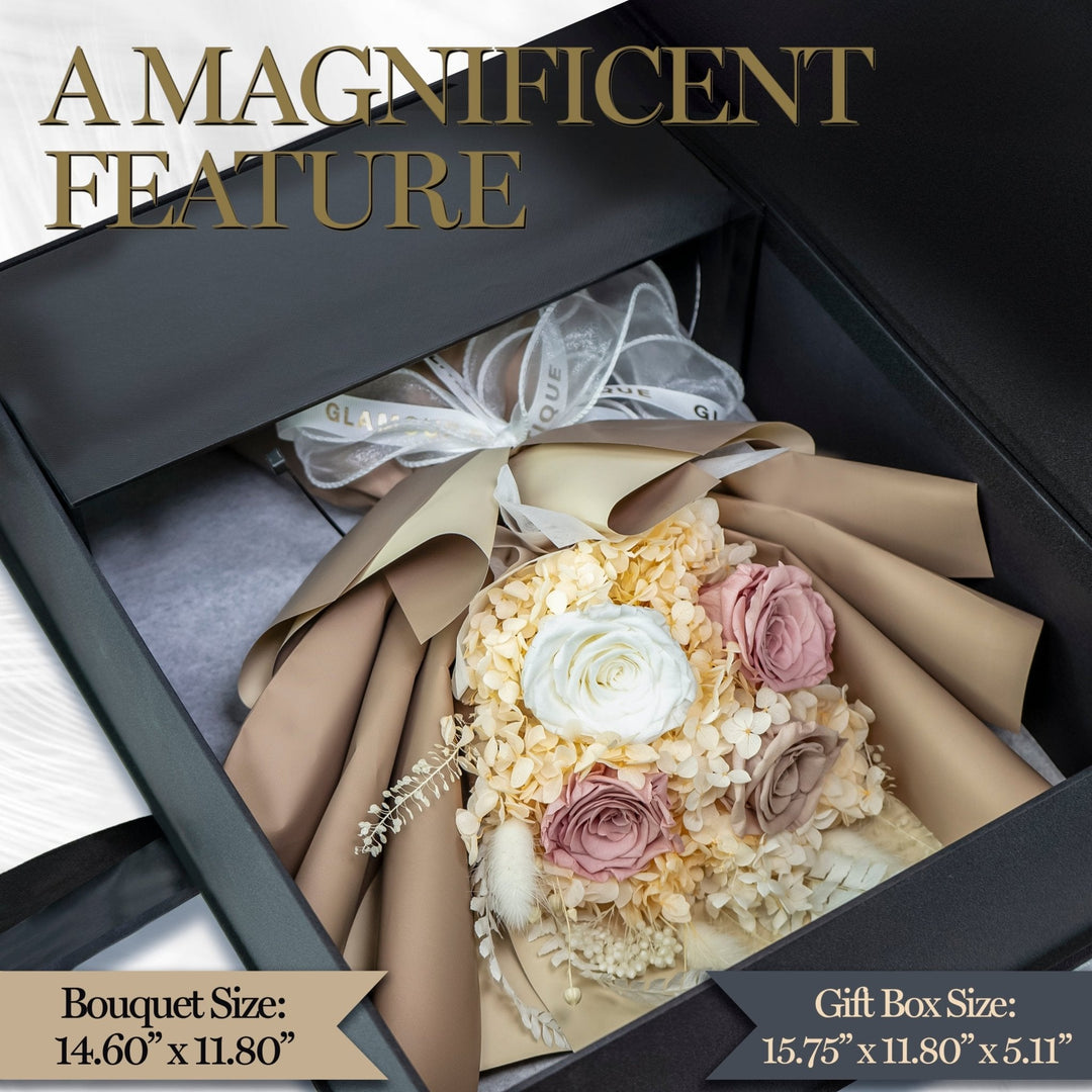 Everlasting Elegance Flowers Bouquet | Dusty Rose - Glamour Boutique