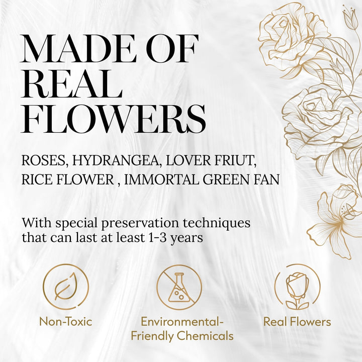 Everlasting Elegance Flowers Bouquet | Light Blue - Glamour Boutique