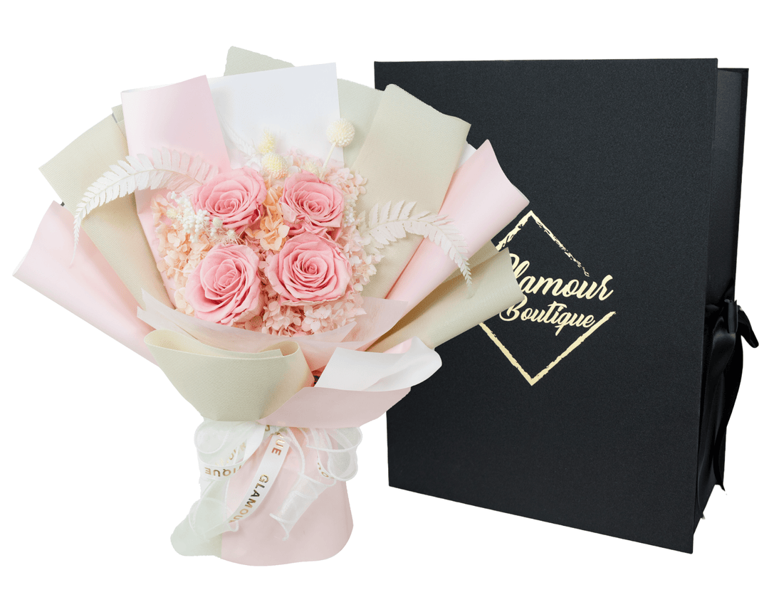 Everlasting Elegance Flowers Bouquet | Pink - Glamour Boutique