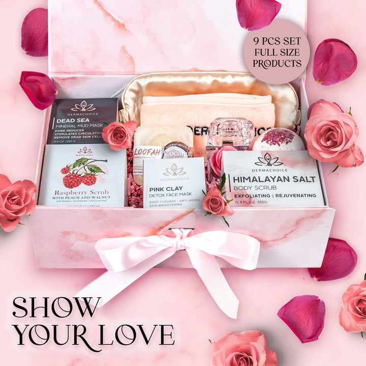 Luxury Bliss Spa Gift Set | 9 Piece Pampering - Glamour Boutique