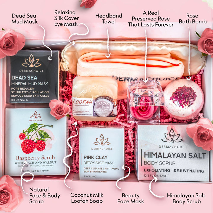 Luxury Bliss Spa Gift Set | 9 Piece Pampering - Glamour Boutique
