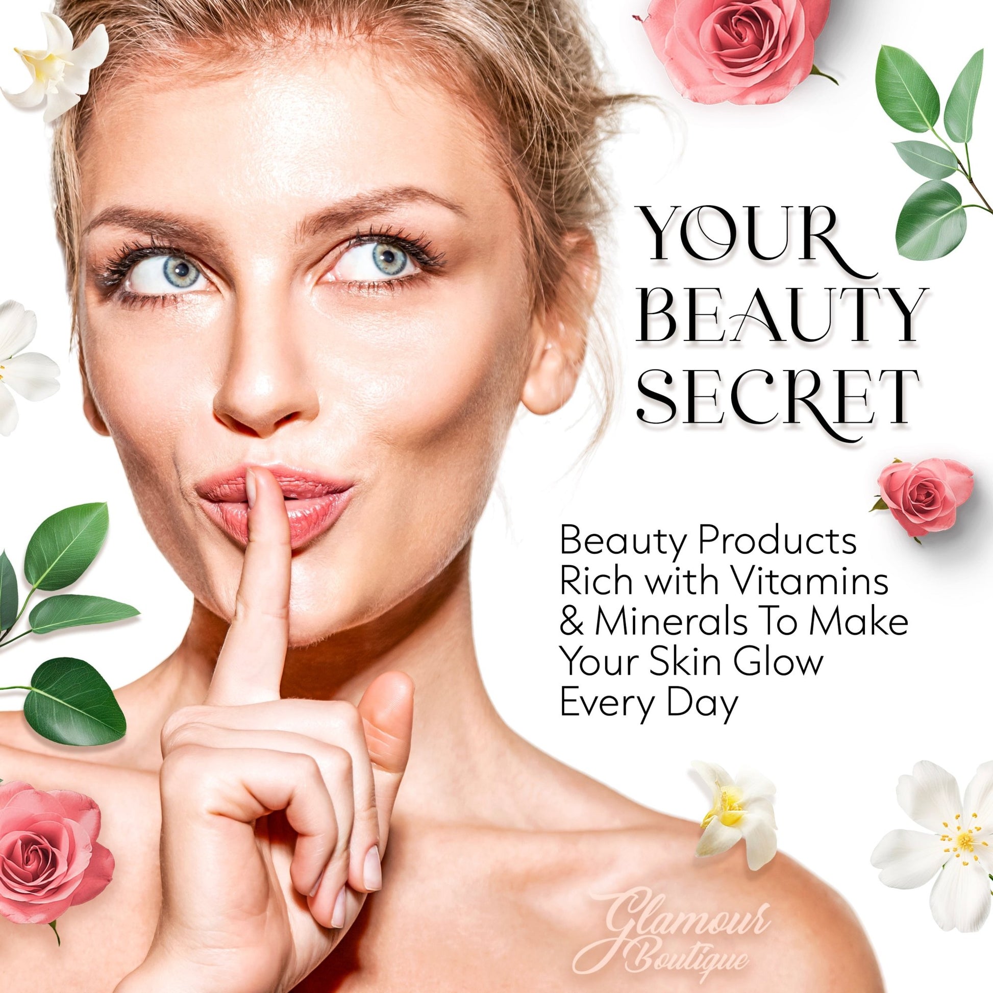 Skin Repair Spa Gift Set for Women - 9 Piece Pampering Package for Women - Glamour Boutique