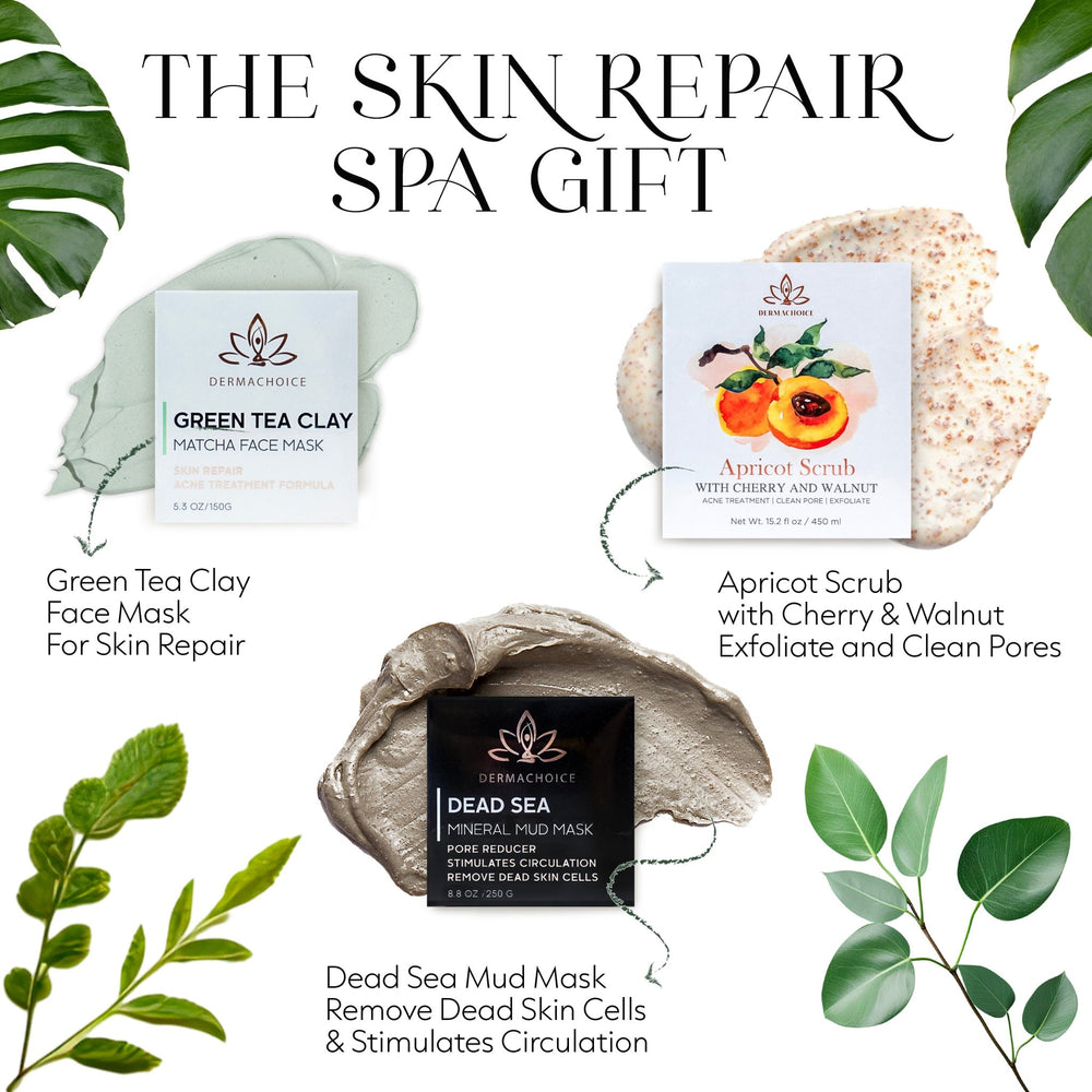 Skin Repair Spa Gift Set for Women - 9 Piece Pampering Package for Women - Glamour Boutique